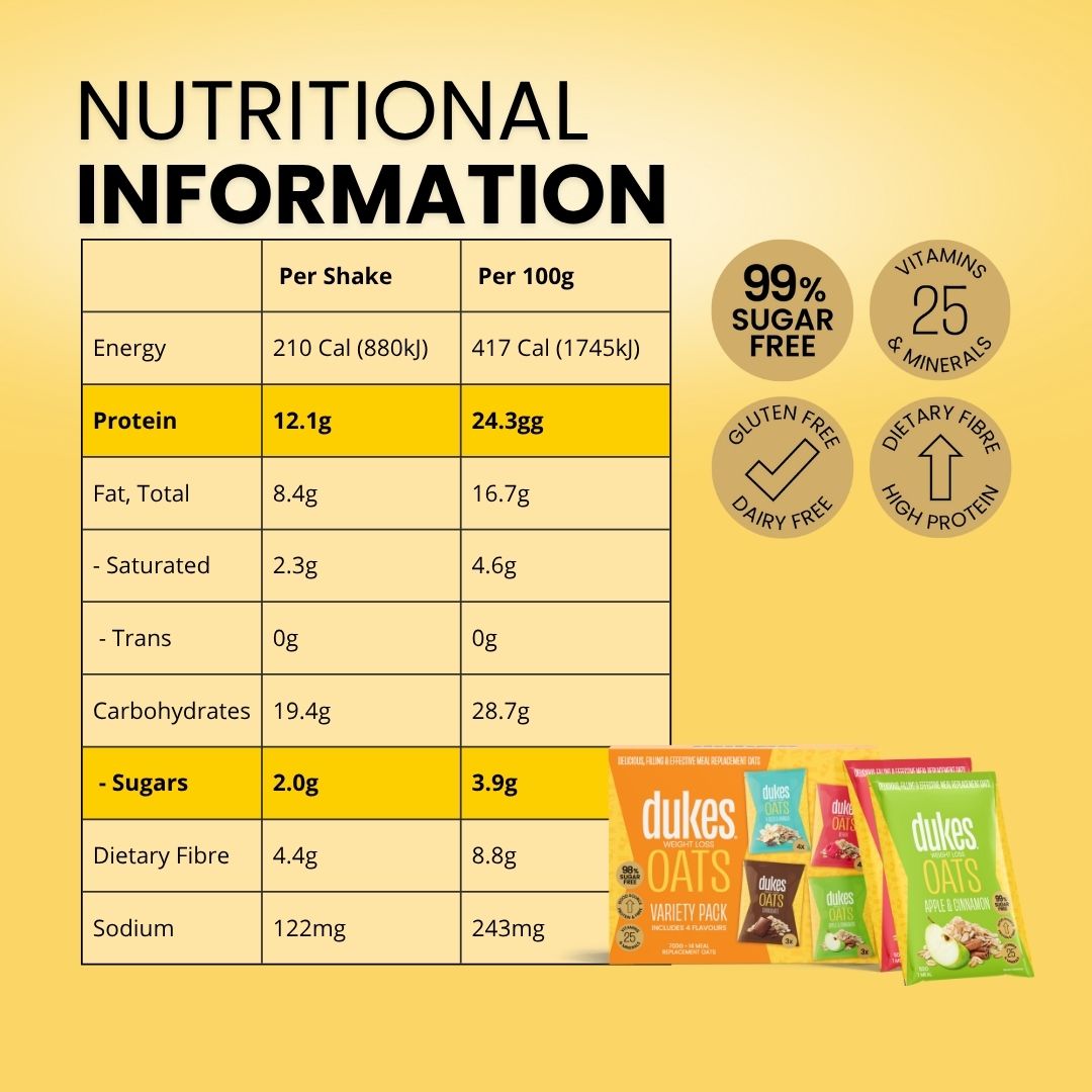 Dukes Oats Variety - Sachets