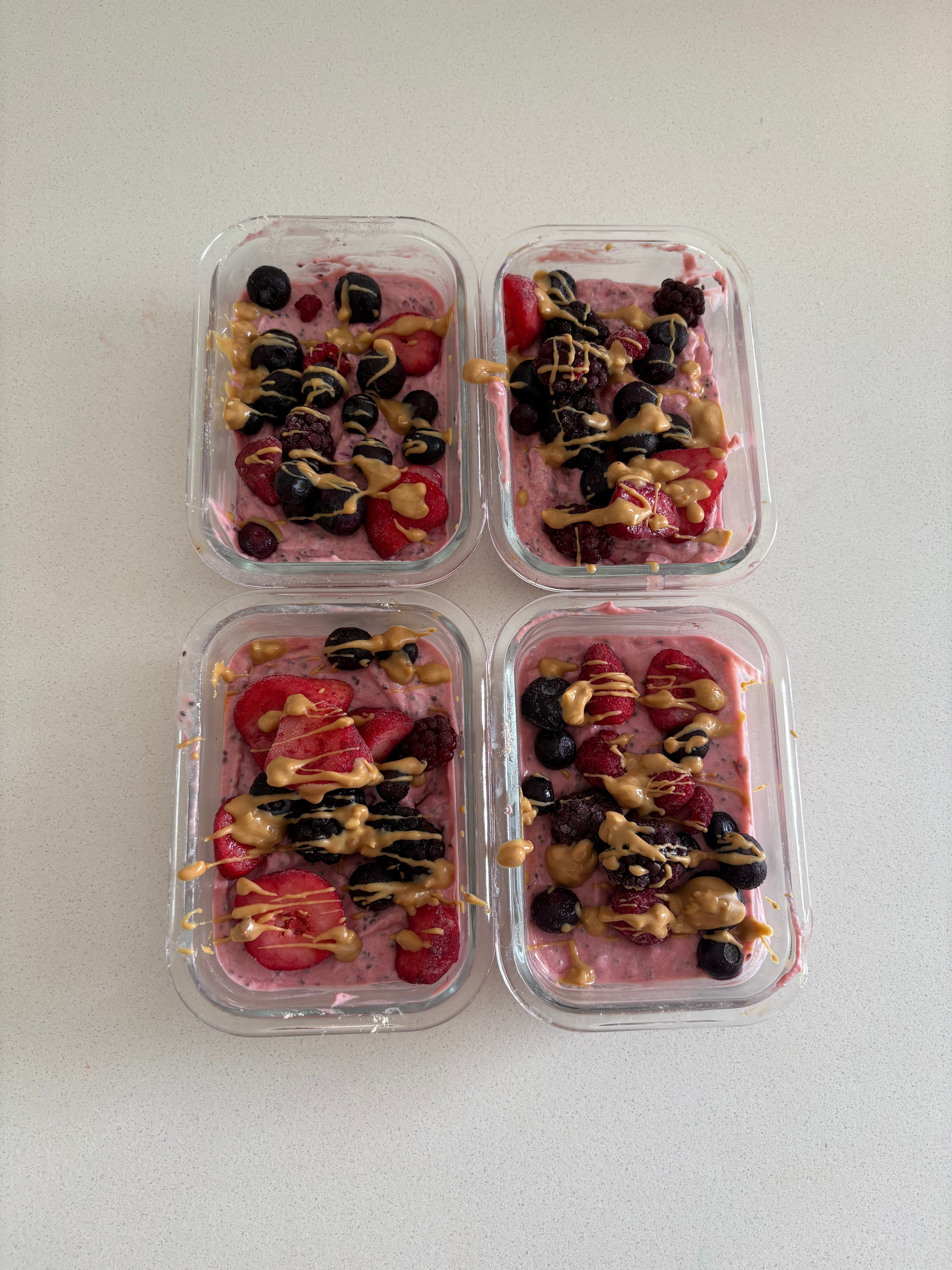 Mixed Berry Chia Seed Pudding