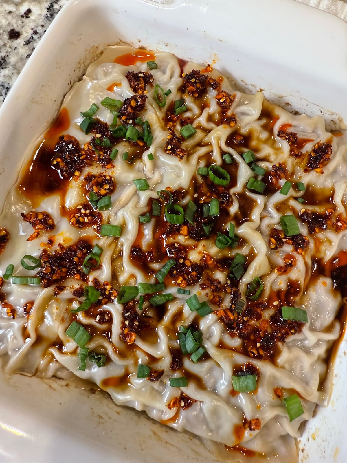High Protein Dumpling Lasagna
