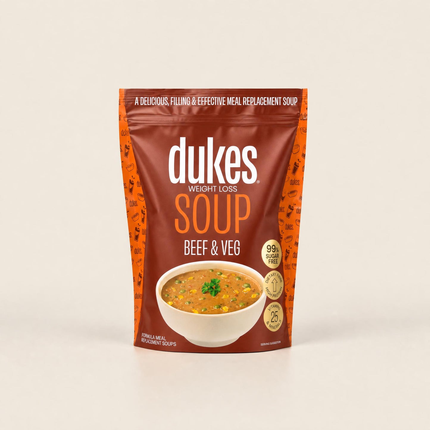 Dukes Soup Beef & Vegetable - Bag