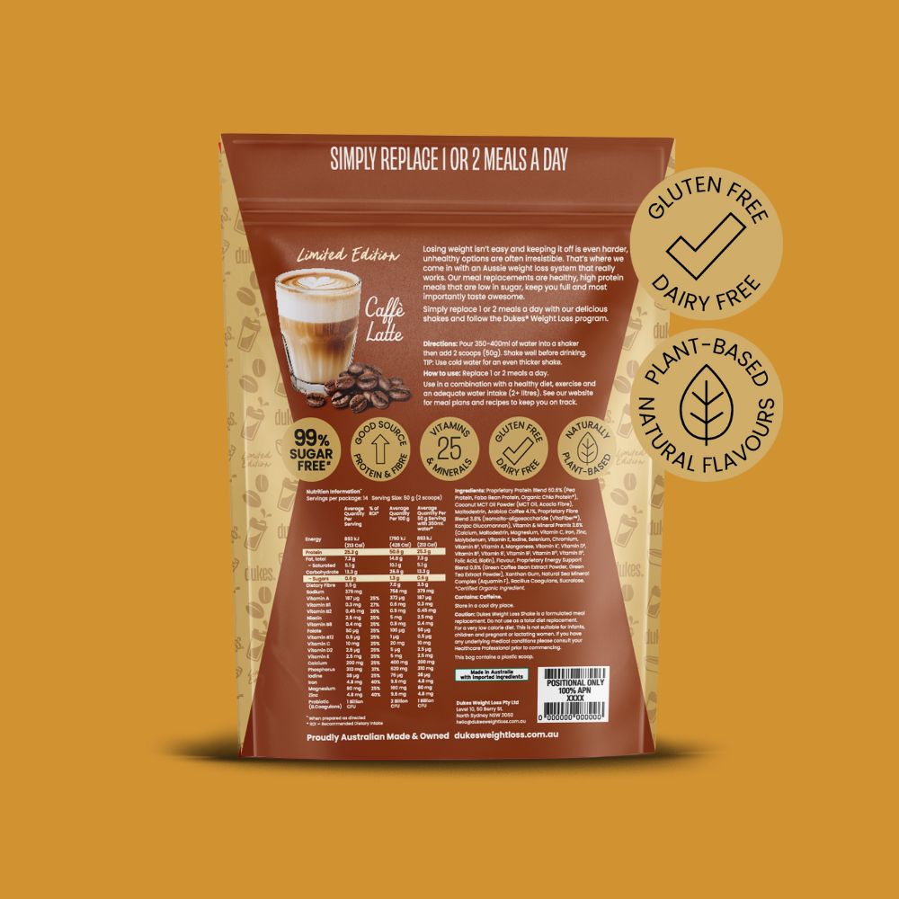 Dukes Shake Caffe Latte - Bag